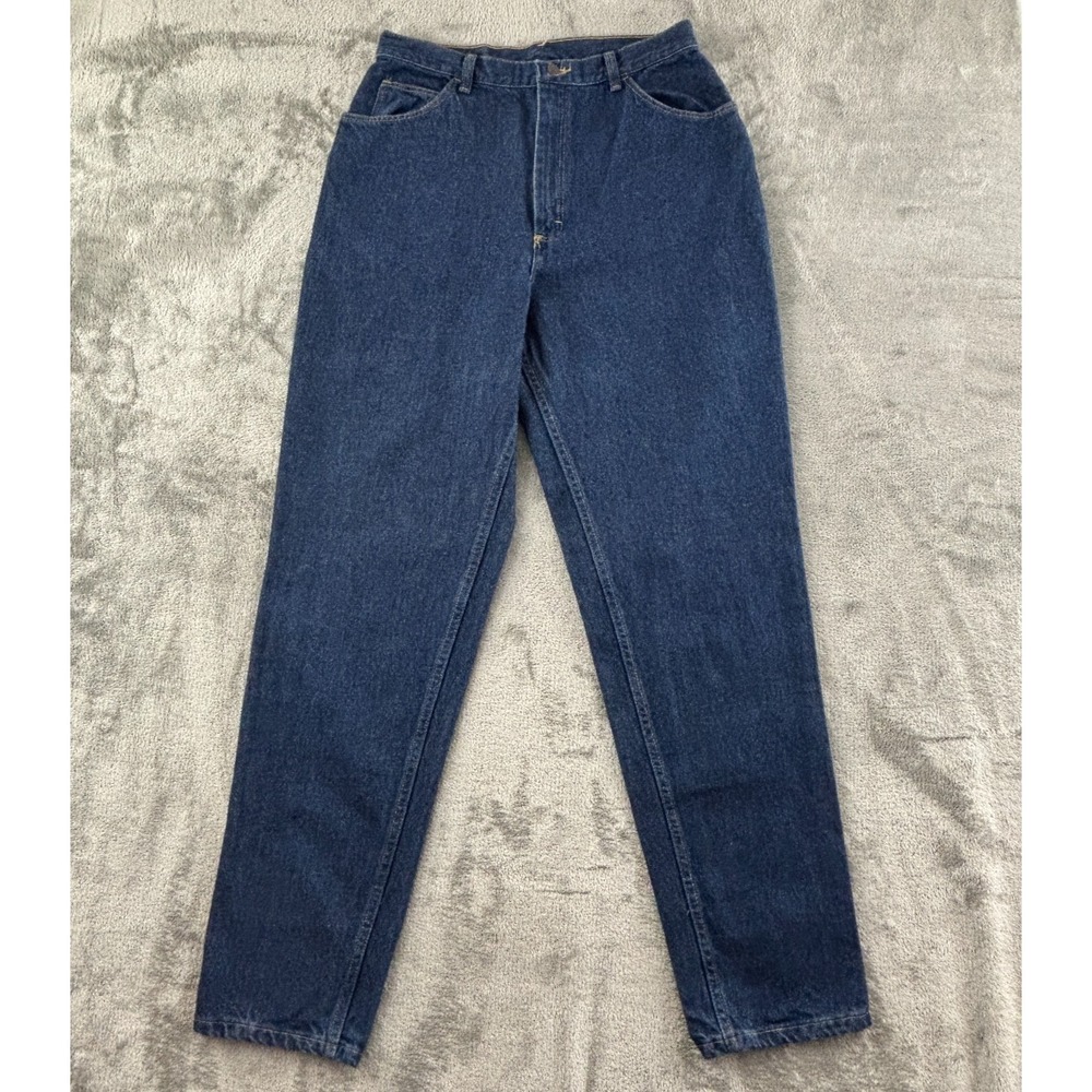 Vintage Gitano High Rise Tapered Leg Jean Womens 14 Long Dark Denim Mom USA Made